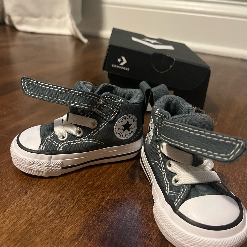 Converse Baby Gray High-Top Sneakers